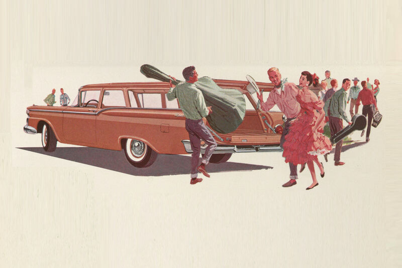 1959er Ford Country Squire Station Wagon