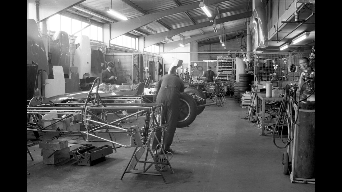 1961 Cooper Werkstatt