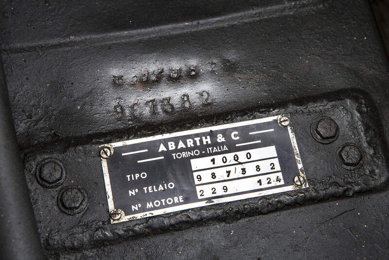 1961er Fiat-Abarth 1000 Bialbero 