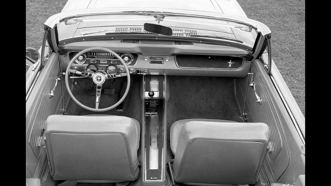 1965 Ford Mustang - Muscle Car - Lenkrad - Innenraum 