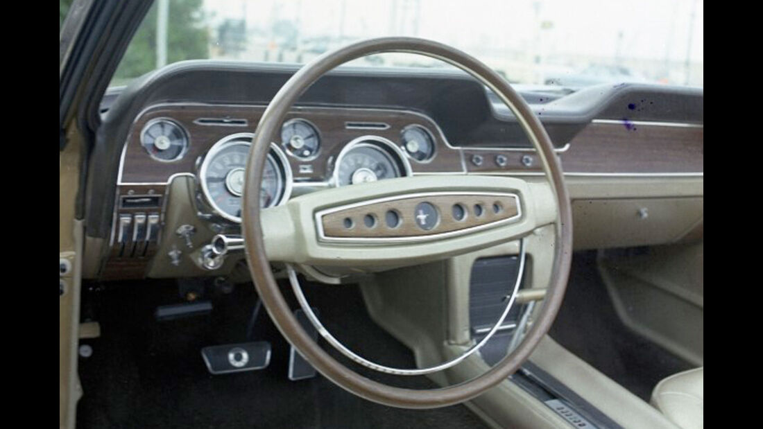 1968 Ford Mustang - Muscle Car - Lenkrad - Innenraum 