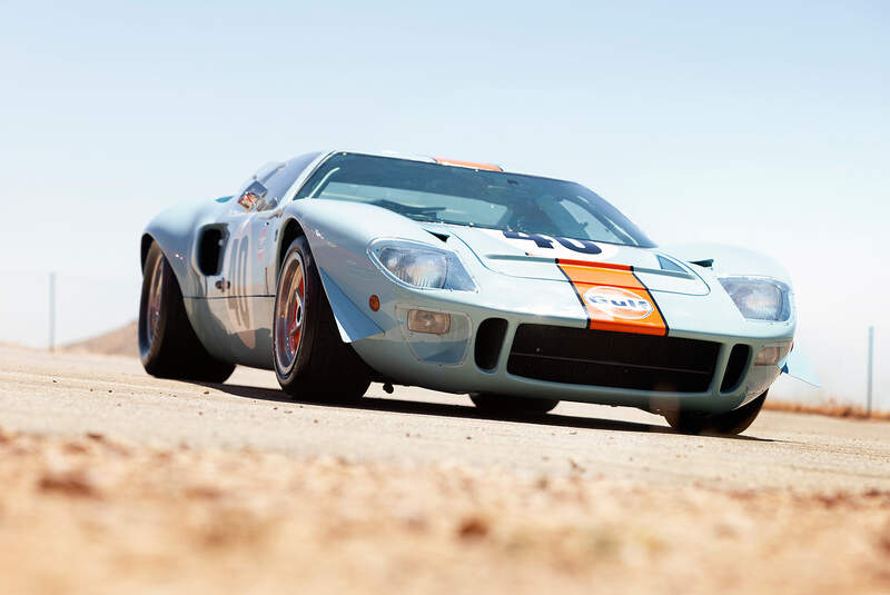 1968er Ford GT40 Gulf/Mirage Lightweight Racing Car 