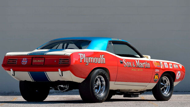 1970 Plymouth Hemi Cuda Sox & Martin Drag Car 