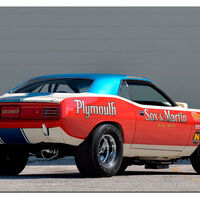 1970 Plymouth Hemi Cuda Sox & Martin Drag Car 