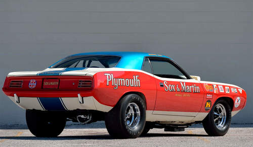 1970 Plymouth Hemi Cuda Sox & Martin Drag Car 