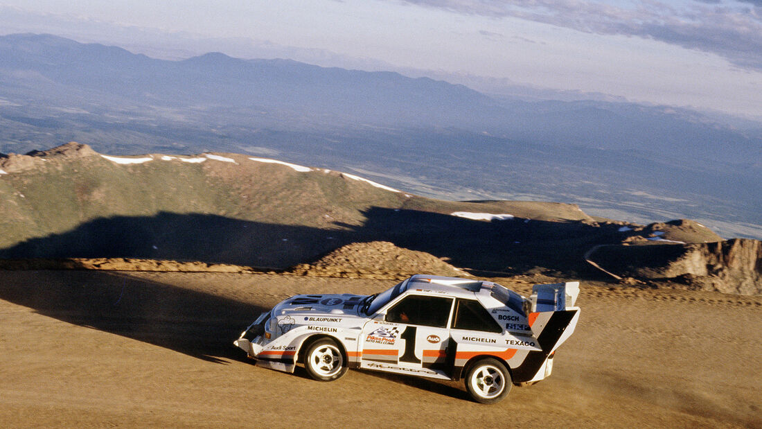 1987 Walter Röhrl Pikes Peak Audi Quattro S1