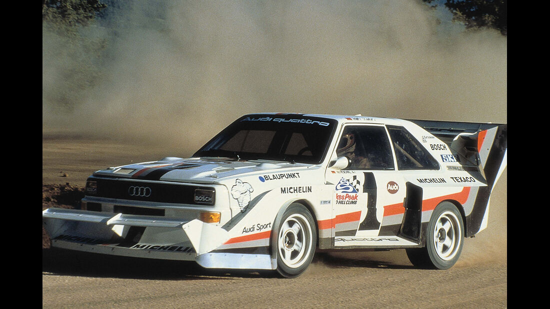 1987 Walter Röhrl Pikes Peak Audi Quattro S1