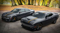 2023 Dodge Challenger GT RWD und Charger Scat Pack Widebody mit Hemi Orange Appearance Package