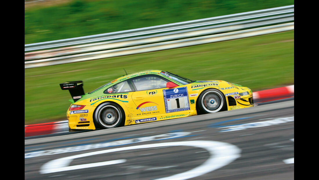 24-Rennen Nürburgring, Porsche 911 GT3 RSR, Seitenansicht