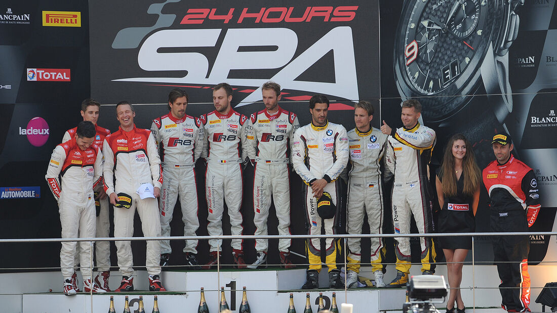 24 h Rennen Spa Podium