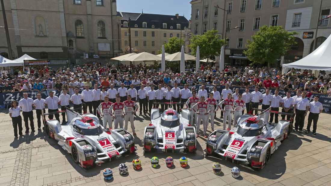 24h Le Mans 2015 - Scrutineering - Technische Abnahme - Audi R18 e-tron quattro