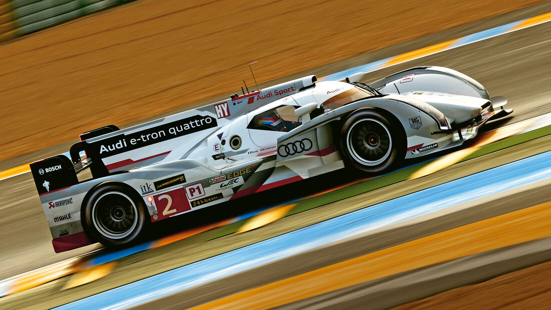 24h Le Mans, Audi e-tron quattro, Seitenansicht