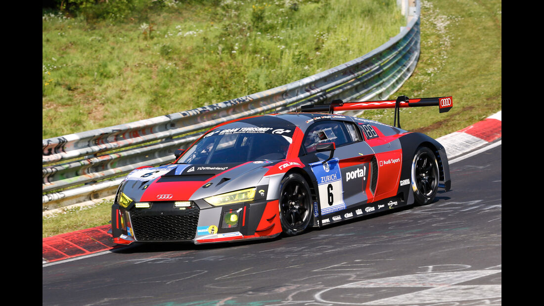 24h-Nürburgring - Nordschleife - Audi R8 LMS - Audi Sport Team Phoenix - Klasse SP 9 - Startnummer #6