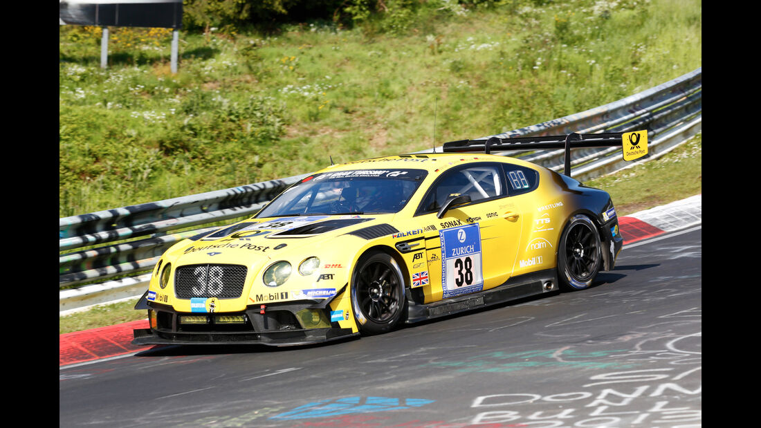 24h-Nürburgring - Nordschleife - Bentley Continental GT3 - Bentley Team Abt - Klasse SP 9 - Startnummer #38