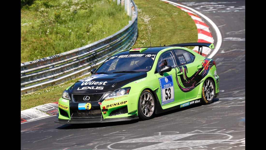 24h-Nürburgring - Nordschleife - Lexus ISF CCS-R - Ring Racing - Klasse SP 8 - Startnummer #53