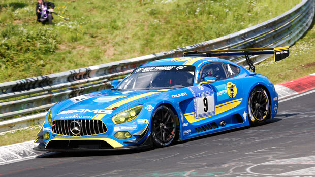 24h-Nürburgring - Nordschleife - Mercedes-AMG GT3 - AMG - Team Black Falcon - Klasse SP 9 - Startnummer #9