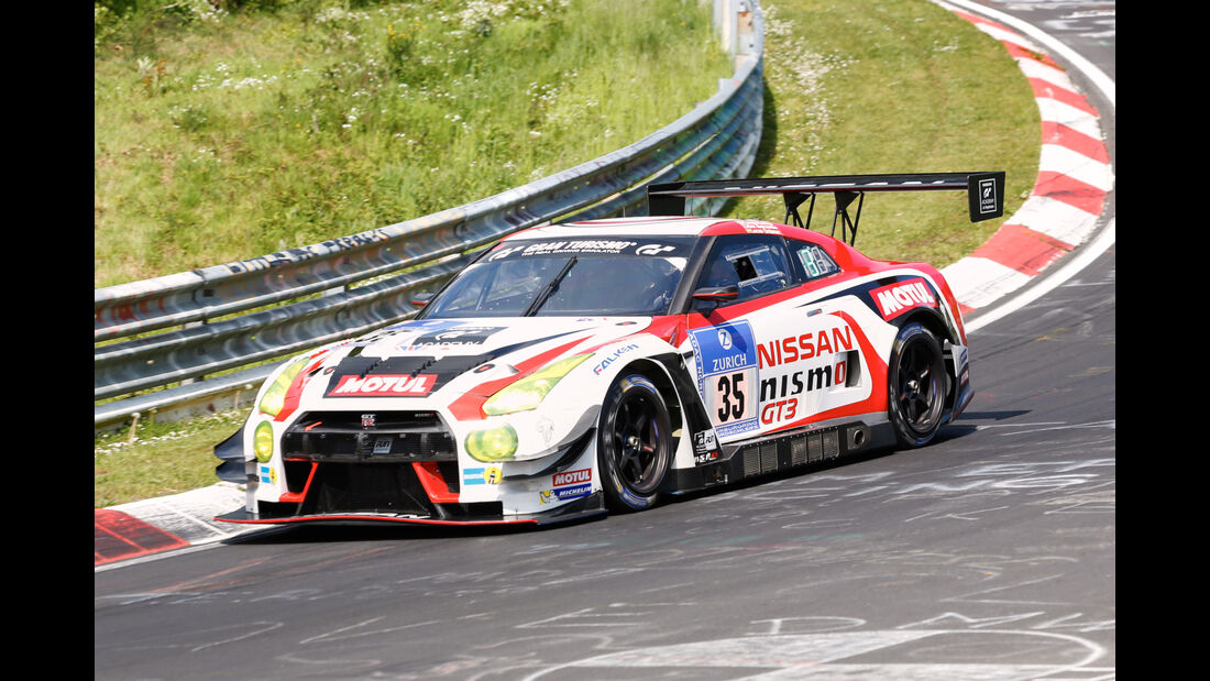 24h-Nürburgring - Nordschleife - Nissan GT-R GT3 - Nissan GT Academy Team RJN - Klasse SP 9 - Startnummer #35
