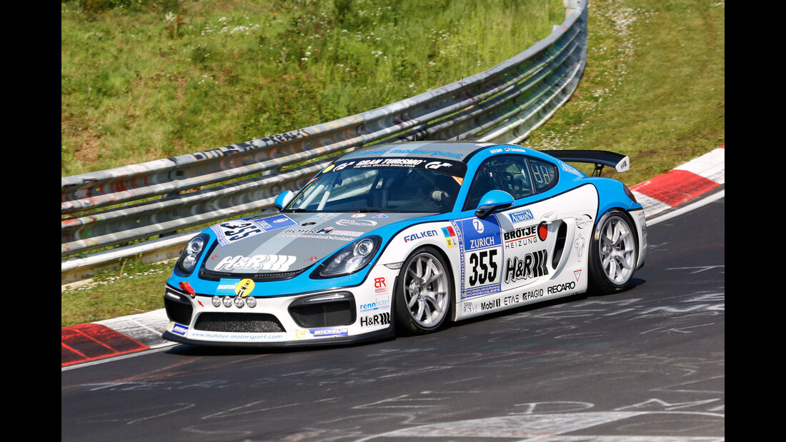 24h-Nürburgring - Nordschleife - Porsche 981 Cayman GT4 CS - Mühlner Motorsport - Klasse Cup 3 - Startnummer #355
