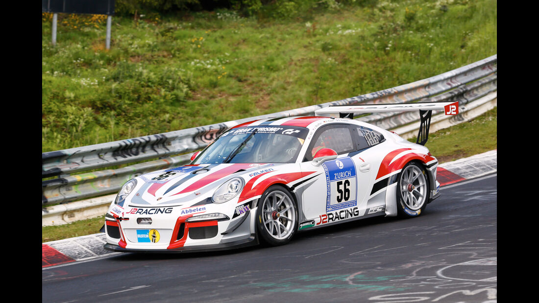 24h-Nürburgring - Nordschleife - Porsche 991 GT3 Cup - Frikadelli Racing Team -  Klasse SP 7 - Startnummer #56
