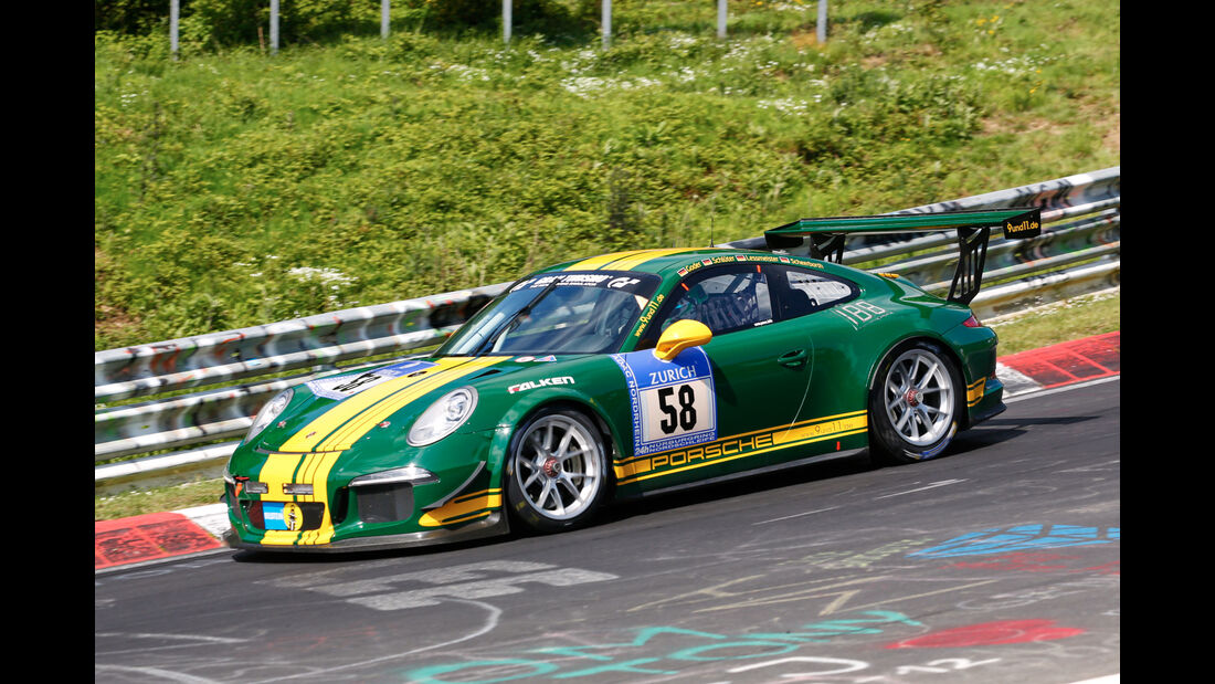 24h-Nürburgring - Nordschleife - Porsche 991 GT3 Cup - Sponsor: 9und11 Racing - Klasse SP 7 - Startnummer #58