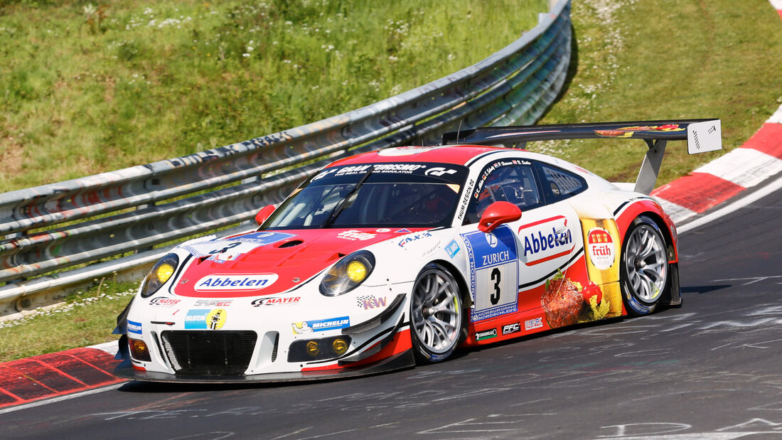24h-Nürburgring - Nordschleife - Porsche 991 GT3 R - Frikadelli Racing Team - Klasse SP 9 - Startnummer #3