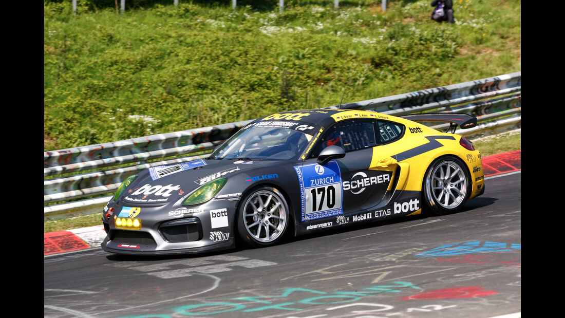 24h-Nürburgring - Nordschleife - Porsche Cayman GT4 - Manthey Racing - Klasse SP X - Startnummer #170