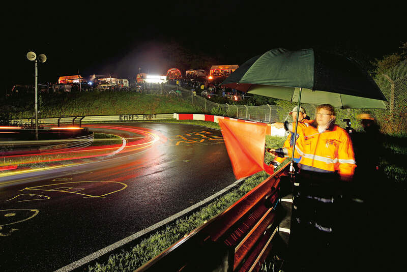 24h-Nürburgring, Rote Flagge, Rennabbruch