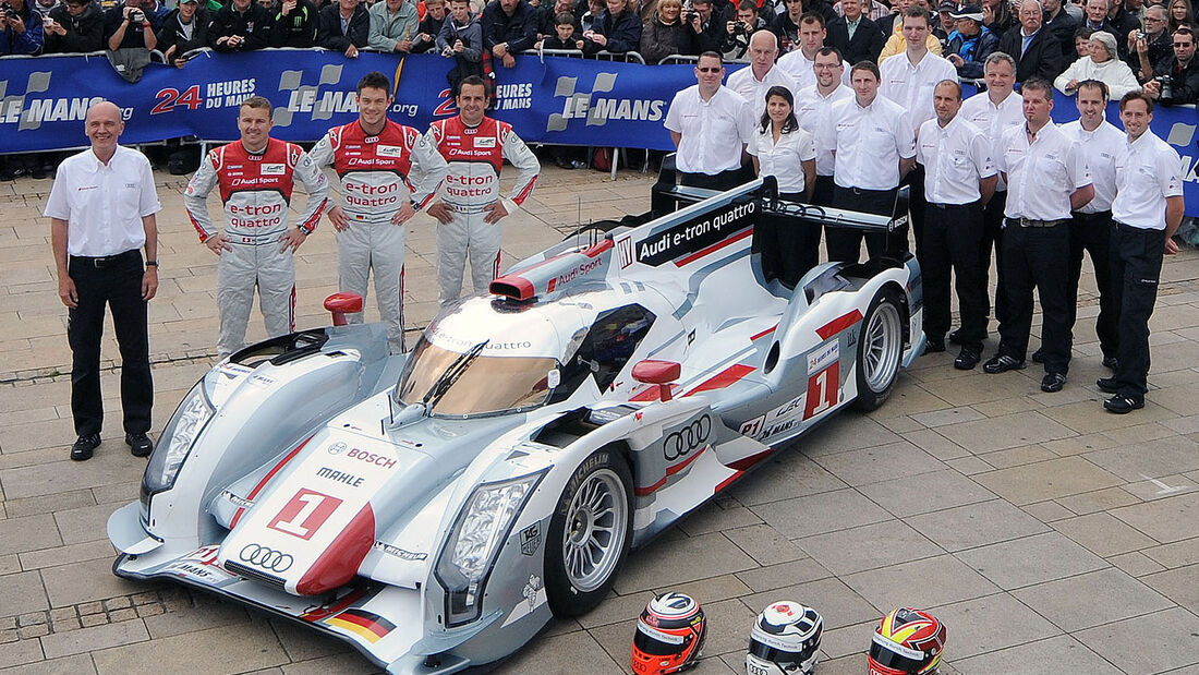 24h-Rennen LeMans 2012,Audi R18 e-tron quattro, No.1, LMP1