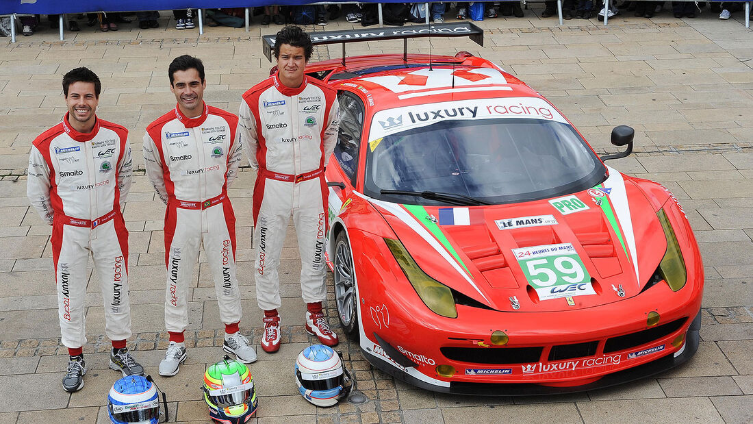 24h-Rennen LeMans 2012,Ferrari 458 Italia, No.59, LMGTE Pro