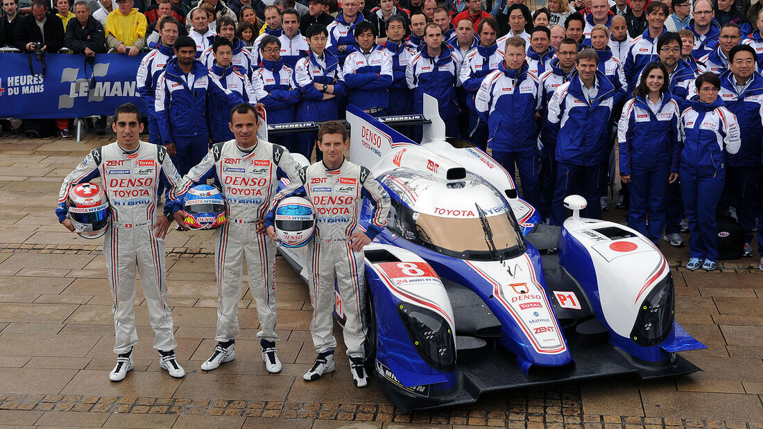 24h-Rennen LeMans 2012,Toyota TS 030 - Hybrid, No.8, LMP1