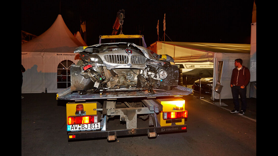 24h-Rennen Nürburgring 2014 - Unfälle - BMW Z4 GT3