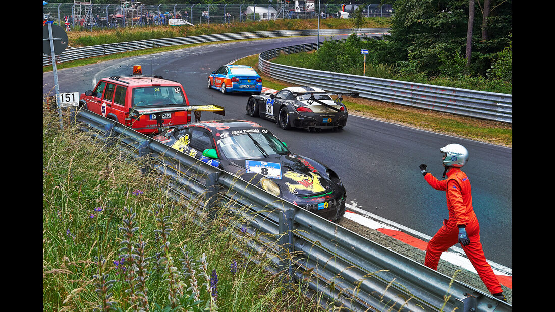 24h-Rennen Nürburgring 2014 - Unfälle - Porsche 911 GT3 R