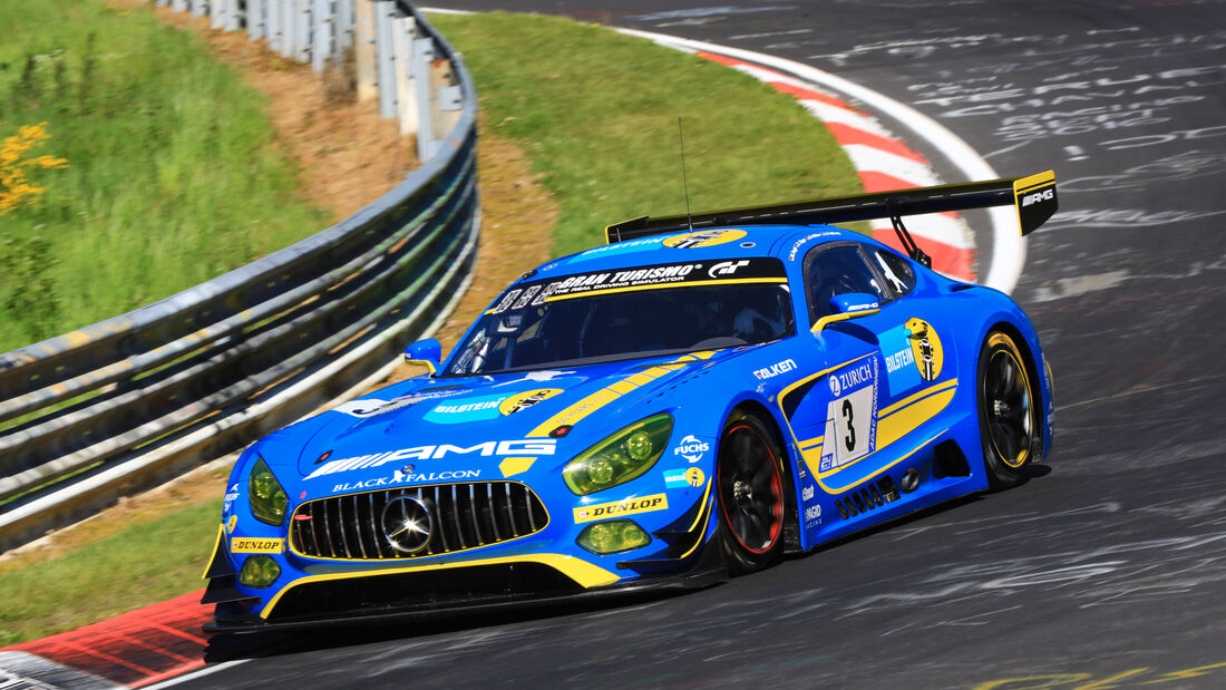 24h-Rennen Nürburgring 2017 - Nordschleife - Startnummer 3 - Mercedes-AMG GT3 - Mercedes-AMG Team Black Falcon - Klasse SP 9