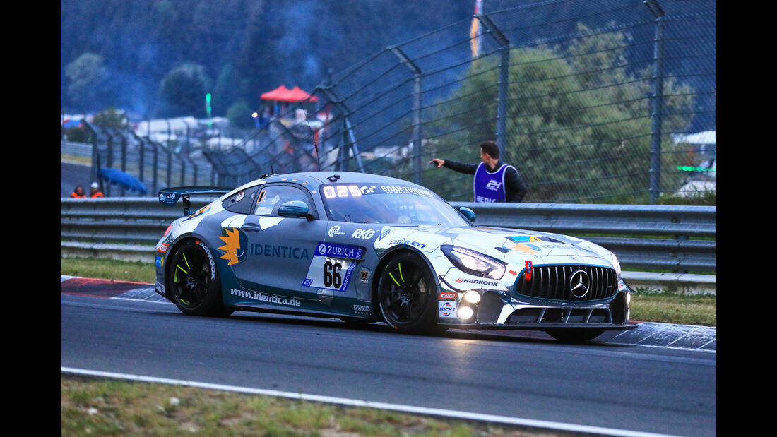 24h-Rennen Nürburgring 2018 - Nordschleife - Startnummer #66 - Mercedes-AMG GT4 - Black Falcon Team Identica - SP10