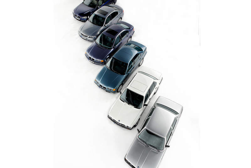 40 Jahre BMW 3er - E21, E30, E36, E46, E90, F30