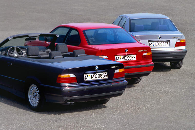 40 Jahre BMW 3er - E21, E30, E36, E46, E90, F30