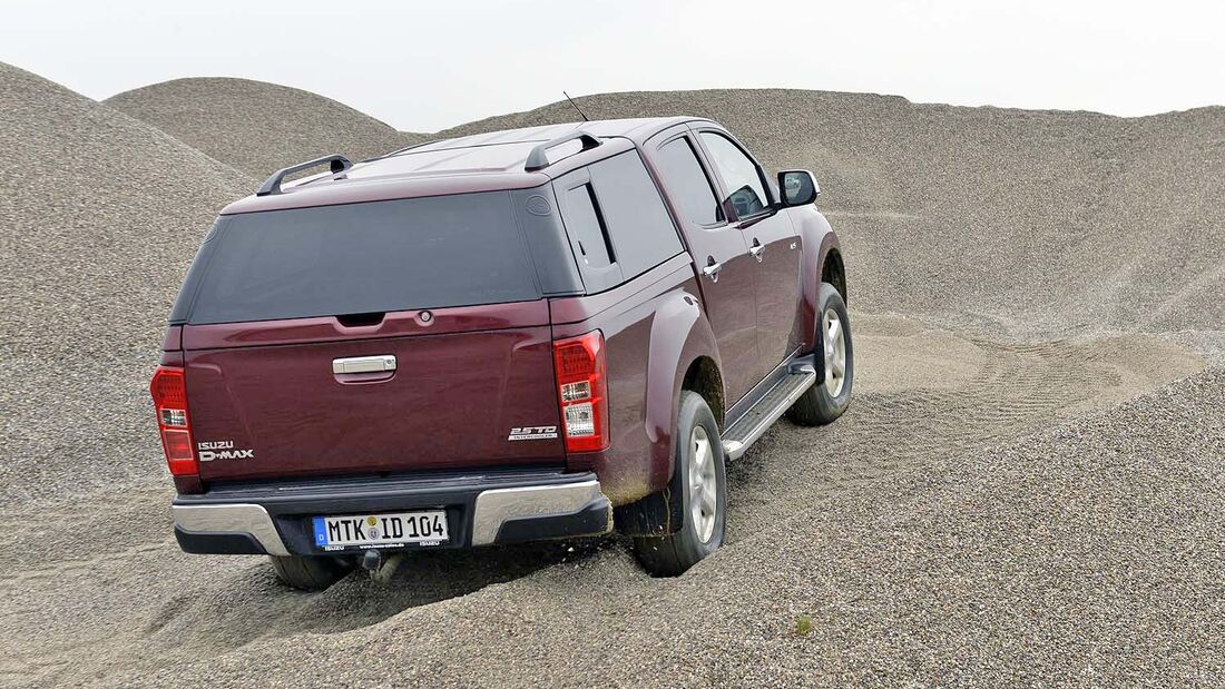 4Wheel-Fun Pickup-Vergleichstest 2014: der Isuzu D-Max