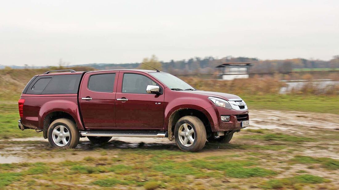 4Wheel-Fun Pickup-Vergleichstest 2014: der Isuzu D-Max