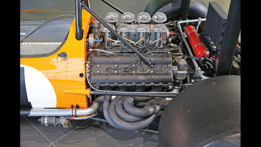 50 Jahre McLaren, Formel 1, McLaren M7A, Motor