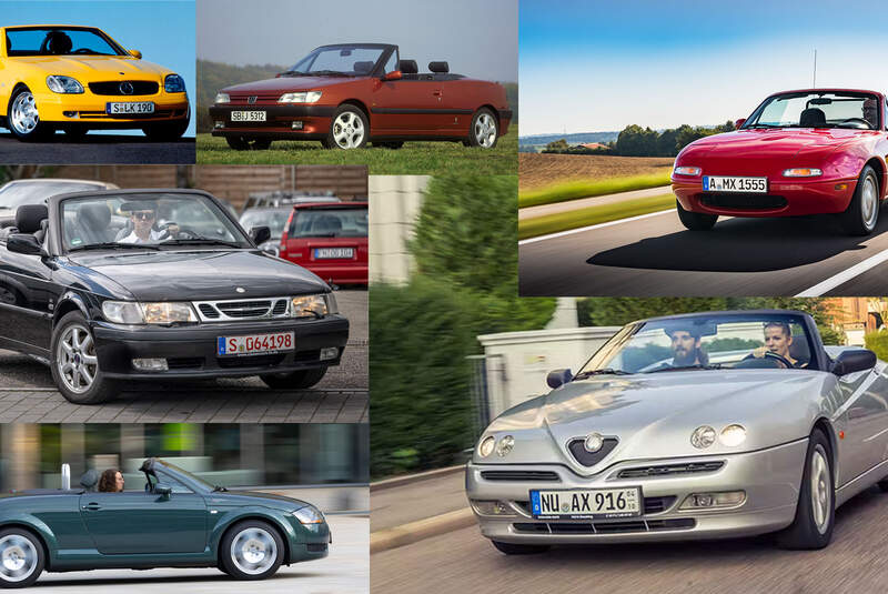 6 Youngtimer-Cabrios bis 12.000 Euro
