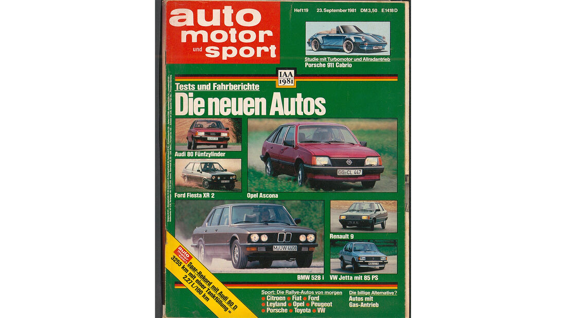 75 Jahre AMS Rekordfahrt Audi