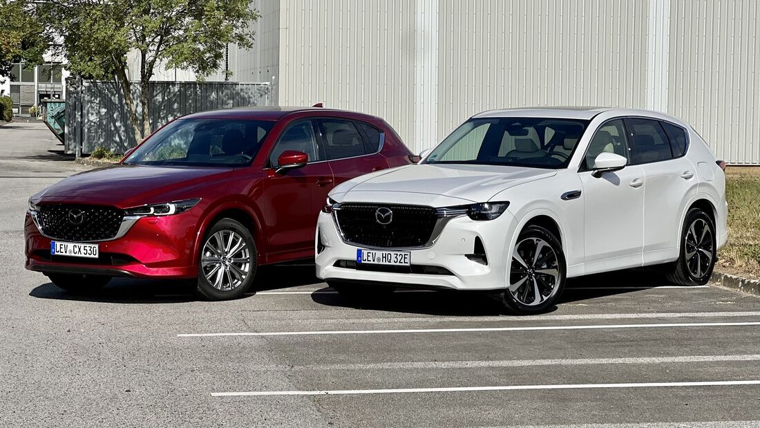 8/2022, Mazda CX-60 vs CX-5