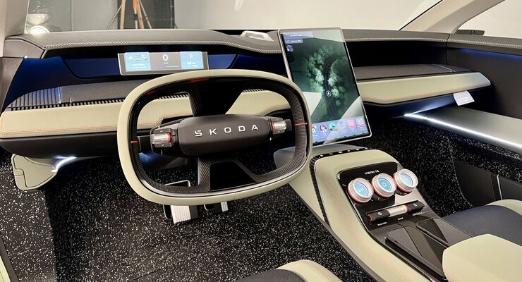 Skoda Vision 7S: Unterwegs im 5-Meter-Elektro-SUV für 2026