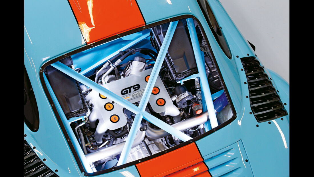 9ff GT9-CS, Motor, Abdeckung