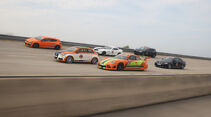 9ff Porsche 911 GT3, MKB Mercedes SLR McLaren, G-Power BMW M3, MTM Audi A1, Mathilda VW Scirocco R, Speedart Porsche Cayenne Turbo, Gruppenbild, Nardo
