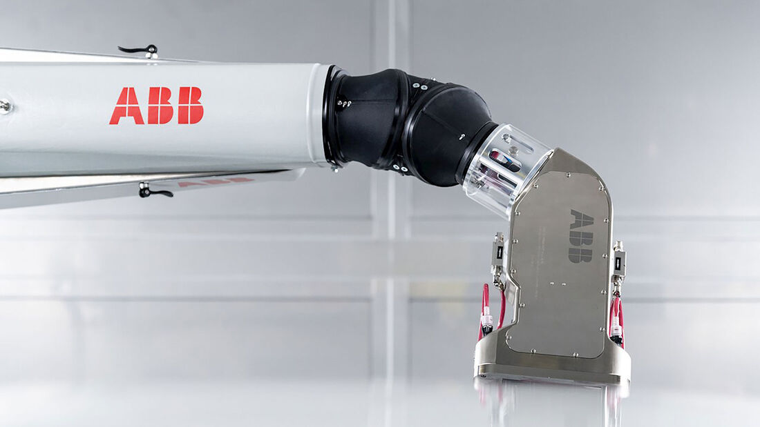ABB Robotics Lackierroboter Kunstwerk