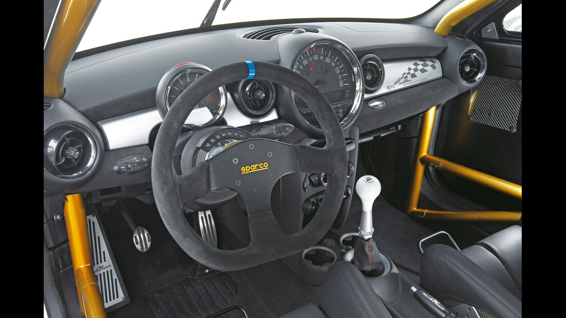 AC Schnitzer Raptor Mini JCW Coupé, Cockpit, Lenkrad