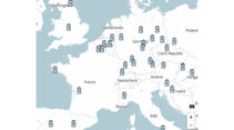 ACEA Übersicht Gigafactories Europa EU Karte