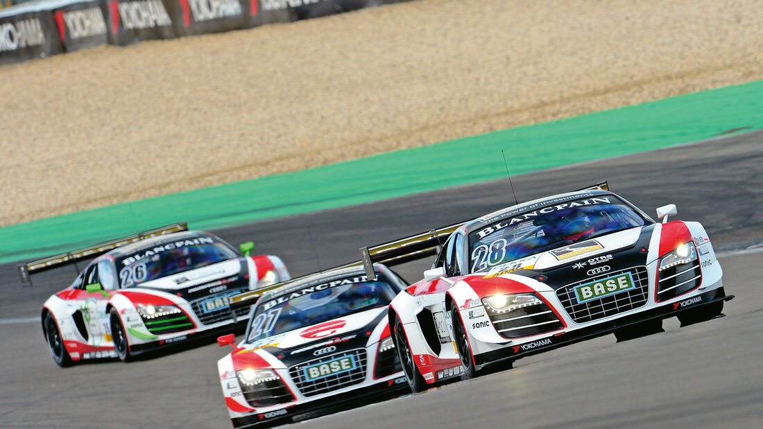 ADAC GT Masters, Audi-Flotte