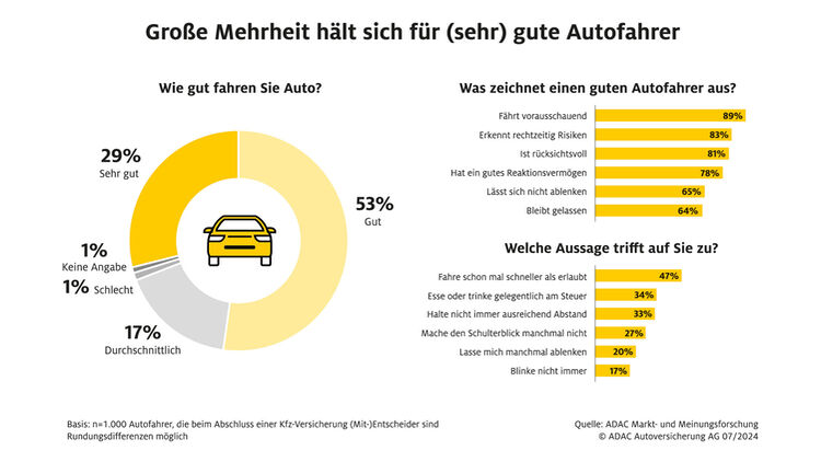 ADAC Umfrage: Guter Autofahrer